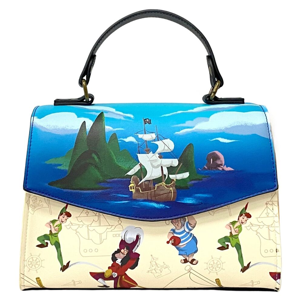 2072 Captain Hook Peter Pan Pirate Crossbody Bag